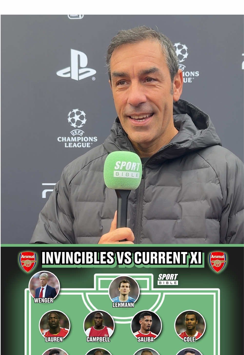 Arsenal legend Robert Pires picks his Invincibles & current Arsenal combined eleven 👀🔴 #sportbible #fyp #foryou #foryoupage #football #Soccer #sport #PremierLeague #arsenal #afc #coyg 