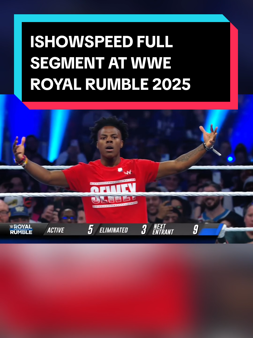 W Triple H  #foryoupage #ishowspeed #speed #streamers #fyp #WrestleMania #RoyalRumble #2025royalrumble #trending #WWE #kaicenat #twitch #loganpaul #bronbreakker #ishowspeedroyalrumble 