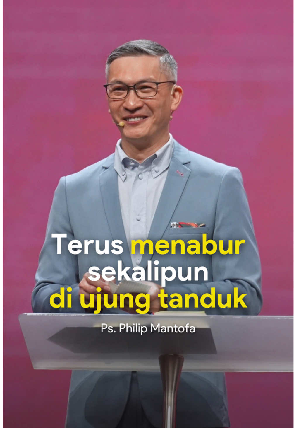 Berkat tidak bisa dipaksakan sebelum waktunya. Namun, kita perlu komitmen untuk melakukan apapun yang Tuhan perintahkan sebagai bentuk ketaatan. Disarikan dari Ibadah Umum 1 - “Air Menjadi Anggur” oleh Ps. Philip Mantofa pada Hari Minggu, 2 Februari 2025 di akun YouTube GMS Kalimantan. #IbadahMinggu #SermonClip #SundayService #GMSBalikpapan 