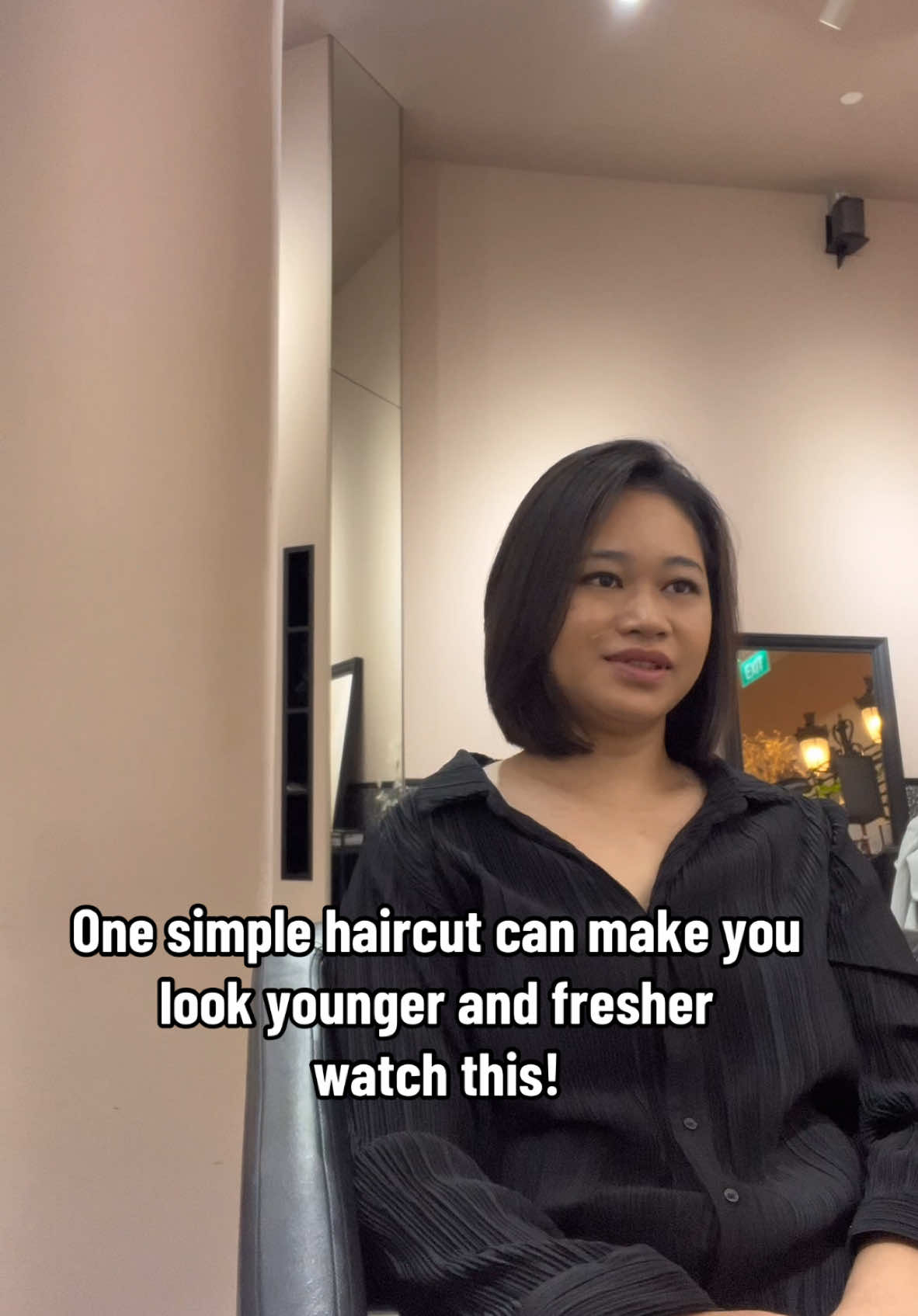 One simple haircut can make you look younger and fresher #transformation  #shorthairstyles  #freshlook  #sgsalon  #besalonsg  #jacqueline  @Be Salon Singapore 