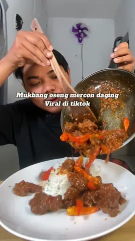 Mukbang oseng mercon daging viral @MERCON MERAH PUTIH 🌶️💥  #merconmerahputih #osengmercondagingmmp #pkpi #laukpedasnyaorangkita 