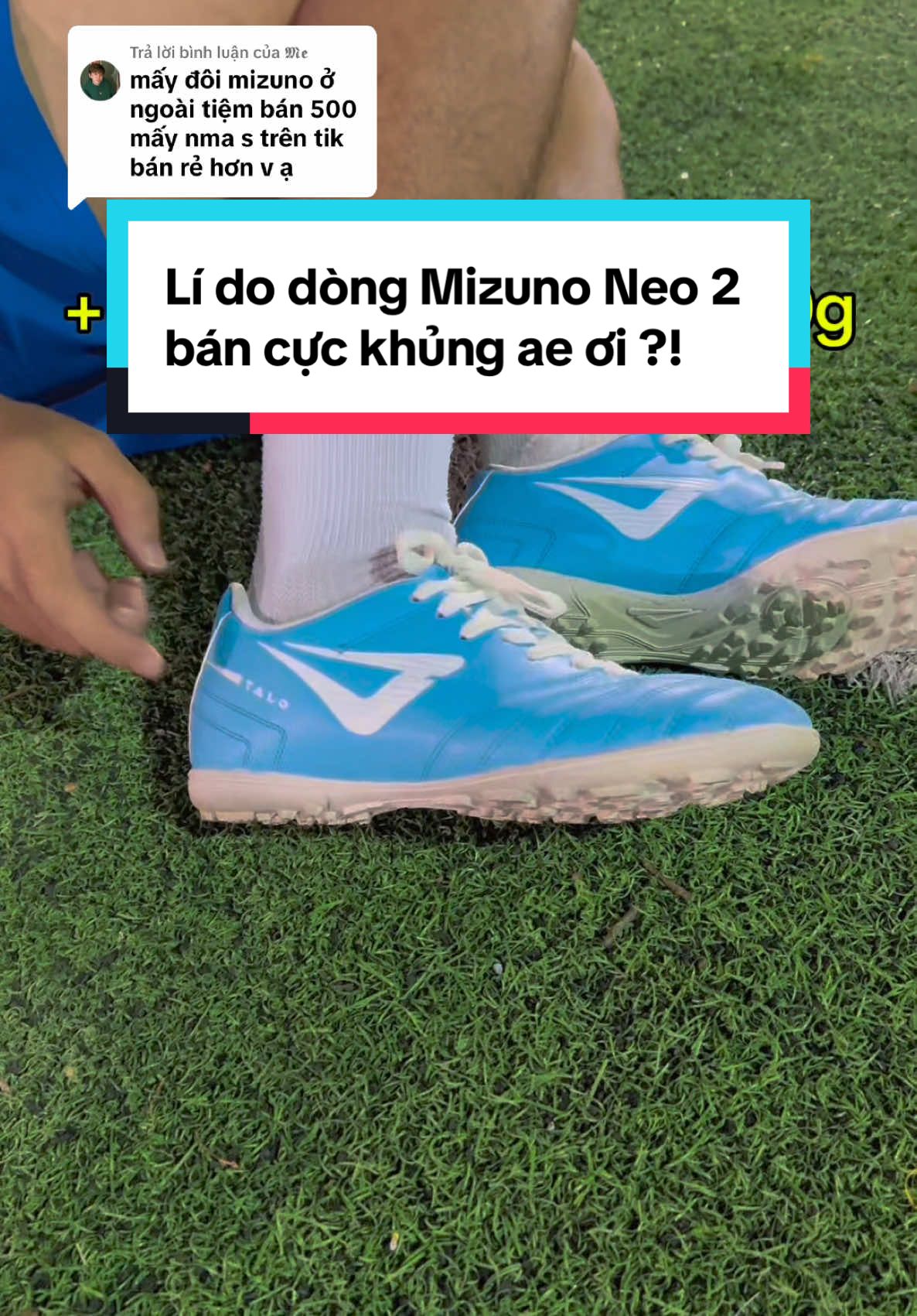 Trả lời @𝕸𝖊 Giá rẻ và chất lượng rất ổn nên bán cực chạy ae ơi ? #ducanh07sports #tet2025 #sportsontiktok #giaybongda #taloneopro #mizunoneo2 