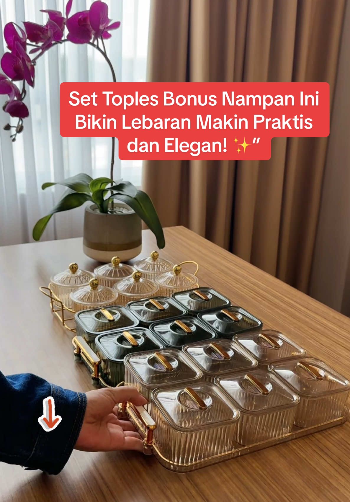 “Sudah siap menyambut tamu saat Lebaran? 🎉 Dengan Set Toples Bonus Nampan ini, sajian kue Anda akan terlihat lebih rapi dan elegan. Setelah Lebaran pun, toples ini tetap berguna untuk menyimpan camilan favorit keluarga. Dapatkan sekarang dan buat momen spesial Anda semakin berkesan! 🍪✨” . #toples #topleslebaran #topleslebaran2025 #toplesaesthetic #toplesestetik #toplessultan #toplesmewah #toplessnack #toplesmurah #topleskuekering #yearendsale #wibgajian #Gebyarbelanjajanuari #cuantanpabatas #megaguncang1212 