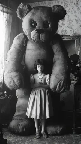 Have you seen my bear? #demoncore #horror #imagionaryfriend #friendcore #protector #aiart #Hailuoai 