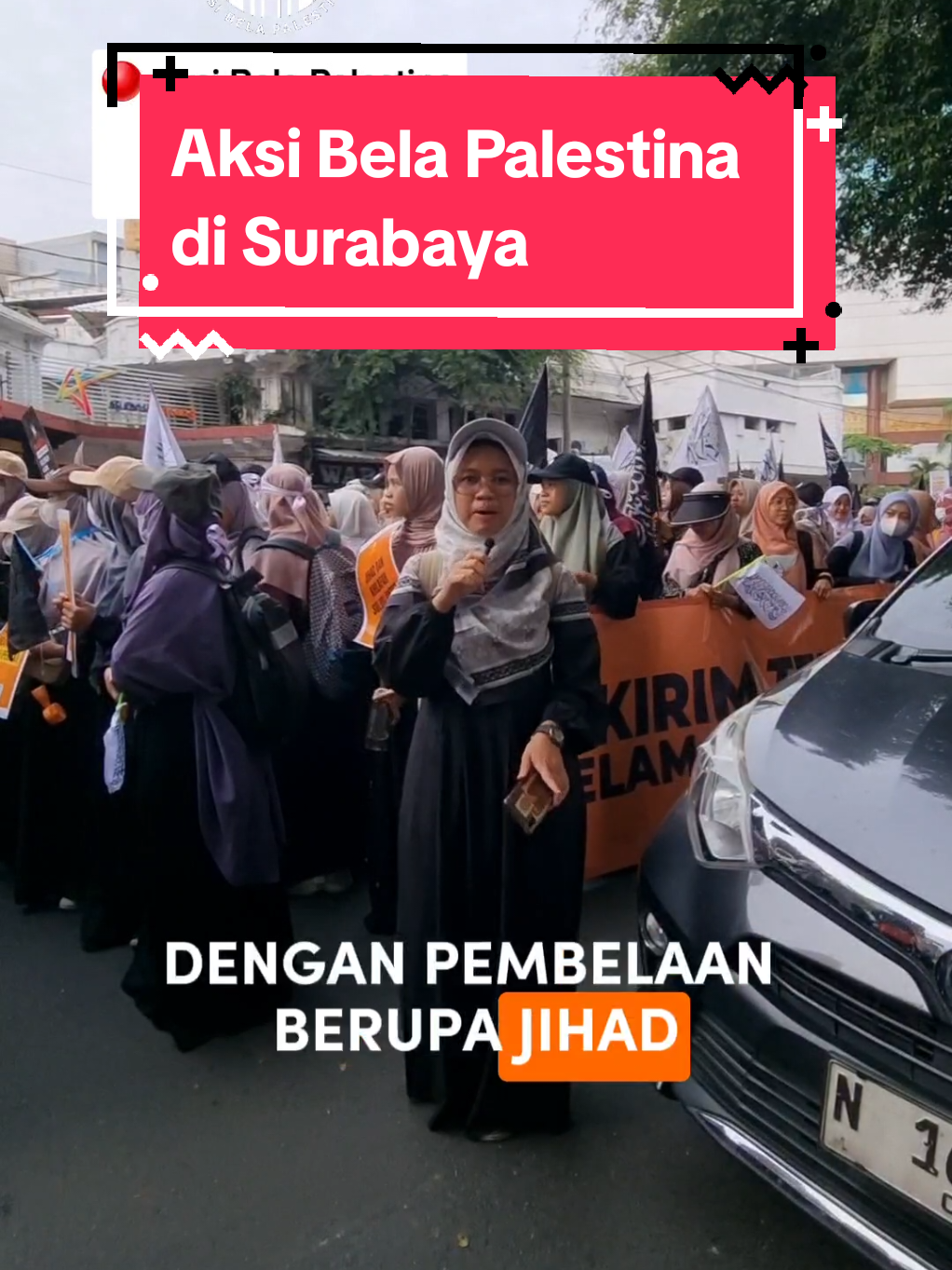 Surabaya pada 2 Februari 2025 akan menjadi saksi, bahwa 15 ribu kaum muslimin dari seluruh wilayah Jawa Timur turun ke jalan. Untuk memberikan satu suara yang sama, yaitu solusi bagi Palestina tidak ada cara lain kecuali Jihad dan Khilafah ✊🏻🏳🏴 #DariSurabayaBelaPalestina  #202BelaPalestina  #AksiBelaPalestina  #AynalMuslimun 