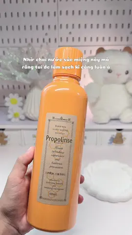 Nhờ em này mà răng tui lúc nào cũng sạch sẽ và thơm mát #nuocsucmieng #nuocsucmiengpropoline #propolinse #nuocsucmiengnhatban 