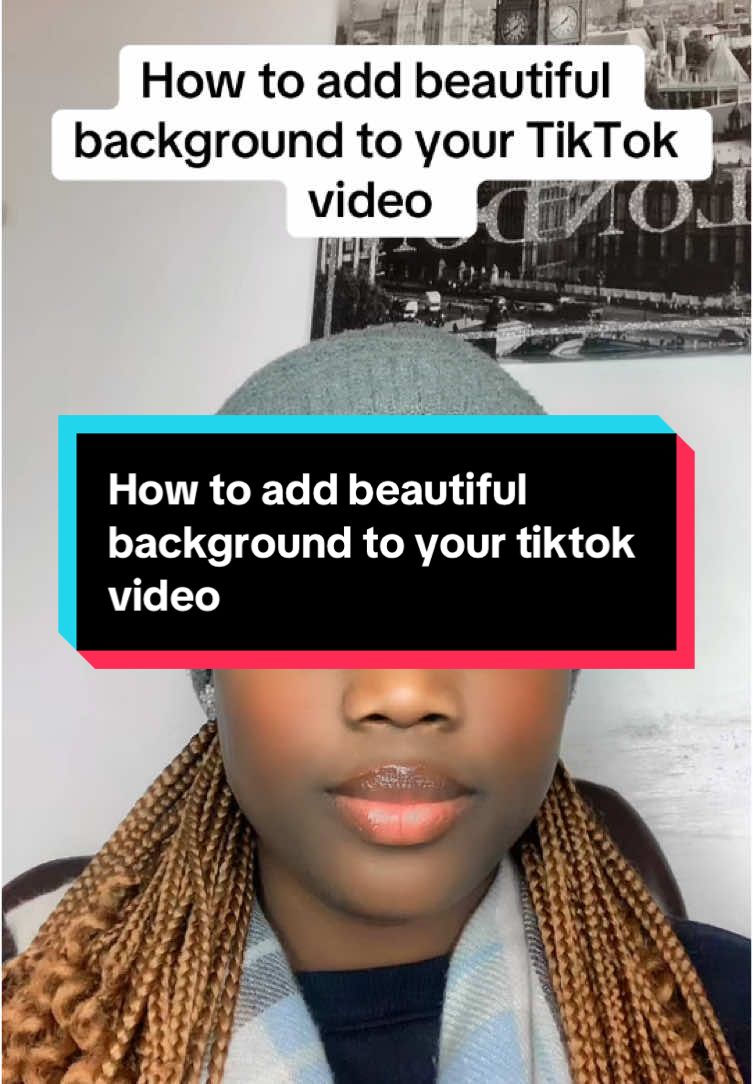 How to add beautiful background to your TikTok video#creatortips #tiktoktutorials #tiktoktips #newtiktokers #tiktokbeginners #newontiktok #light4198 