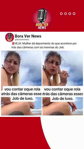 🚨Uma mulher veio a público para expor os bastidores do famoso “Job”, revelando detalhes chocantes sobre a realidade das meninas envolvidas. Segundo seu depoimento, a vida por trás das câmeras é muito diferente do que se imagina, com situações de exploração e pressão psicológica. 🚨 As declarações rapidamente viralizaram, gerando polêmica e levantando debates sobre os bastidores dessa indústria. 👀 O que realmente acontece nos bastidores do Job? 📰 Siga @boravernews e fique Atualizado.