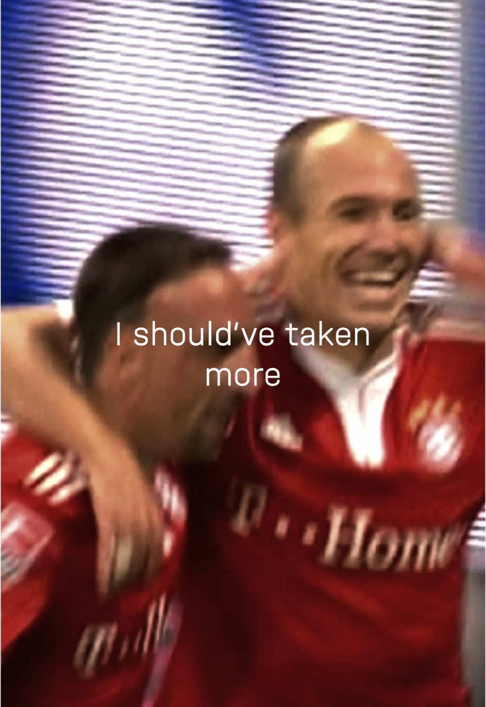 Not crying, you are .. 🥹❤️ #FCBayern #Robben #Ribery #MiaSanMia 