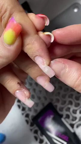 Nail Repair☺️ #nailtip #nailtipsandtricks #manicure #nailtutorial 