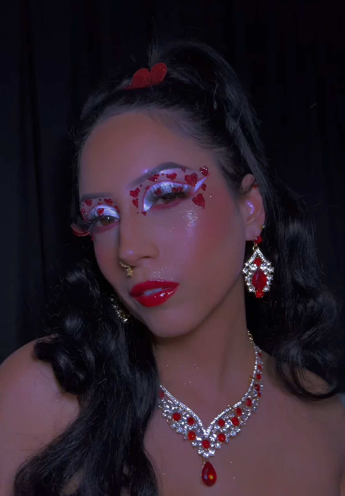 Never declines #PrincessJasminemua #makeuptransition #makeup #valentinesdaymakeup #heartmakeup 
