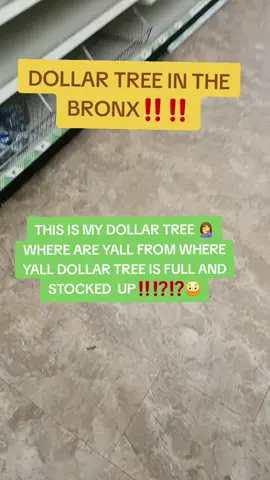DOLLAR TREE IN THE BRONX WHERE IS YALL FULLY STOCKED STORES AT ⁉️⁉️⁉️⁉️❓️❓️❓️❓️❓️❓️😍 #DOLLARTREE #TIKTOK #HELP #massfollowing🔥🔥 