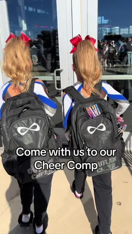 Come With Us to Our Cheer Comp #cheer #twins #MomsofTikTok #comewithus #girlmom 