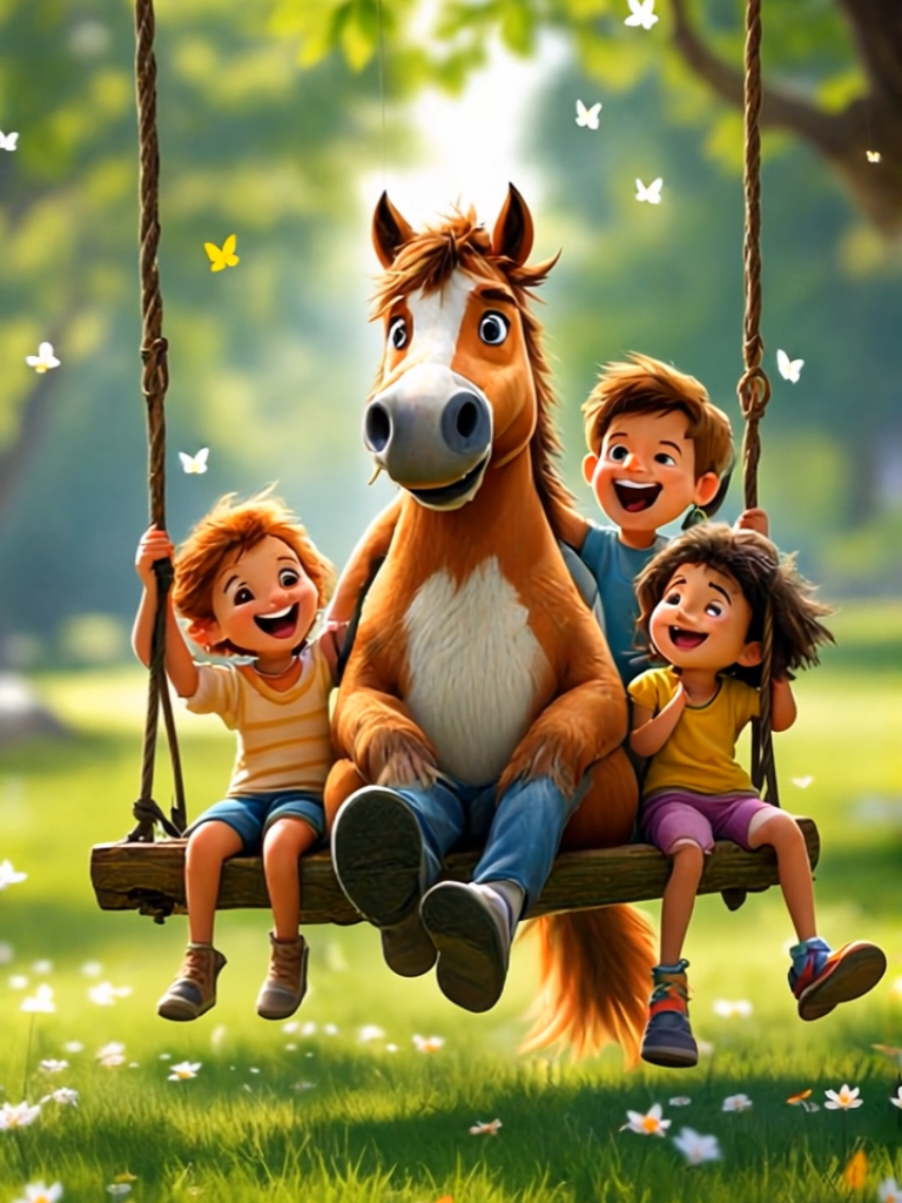 lakri ki khati khati pe ghoda poem 🐴 #babysong #lakrikekathi #foryoupage❤️❤️ #kidscartoon #foryoupag #catsoftiktok #tik #fyp 