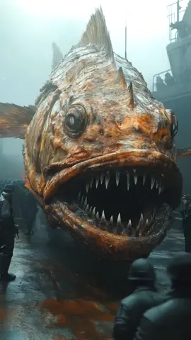 giant monster fish #creature #ocean #monster #sea #fish 