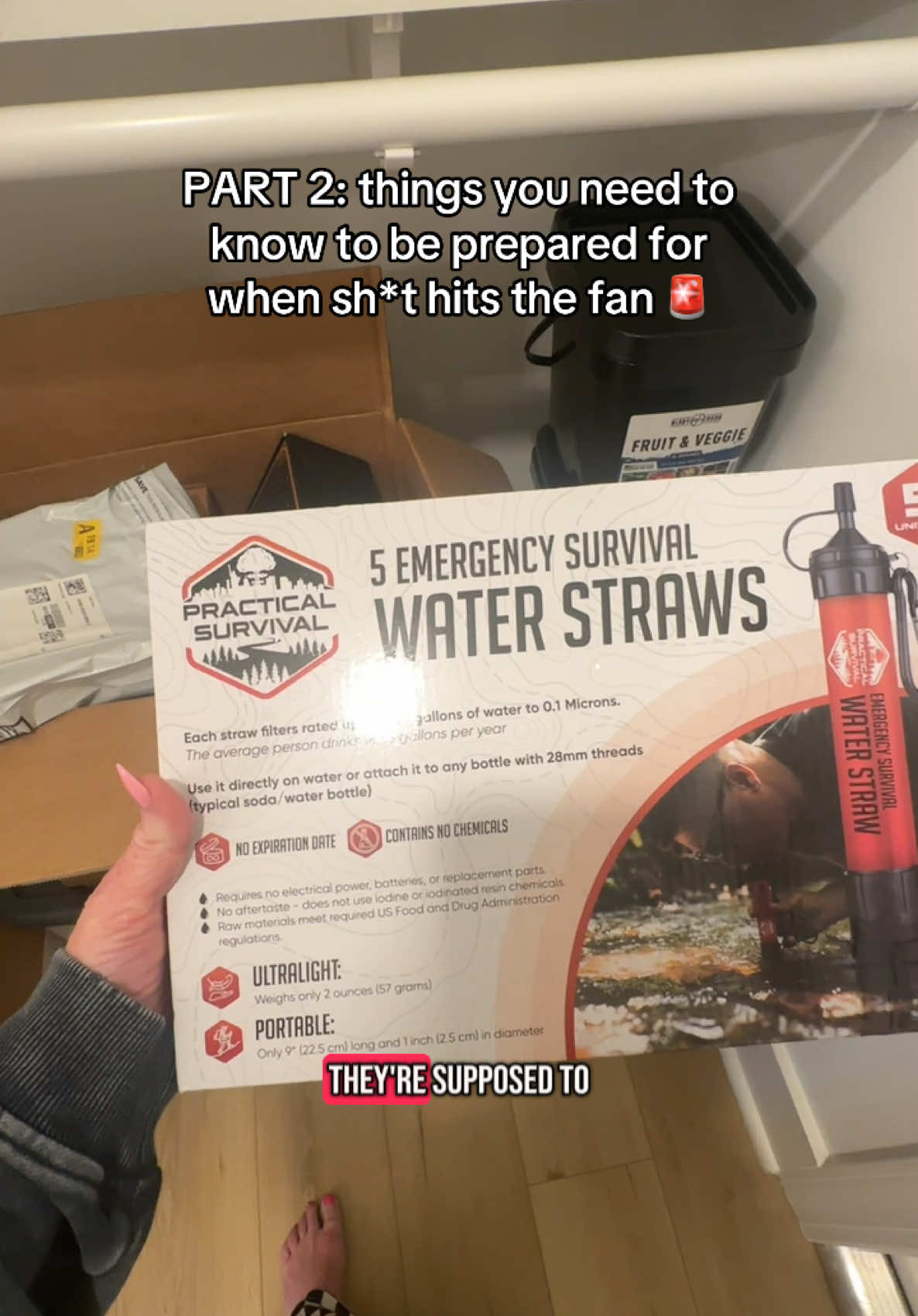 Better safe than sorry and honestly these water straws could be beneficial to have in lots of situations #creatorsearchinsights  #cutewinterboots #waterstraws #emergencywaterstraw #bugoutbag  #typ #staysafe #redflags