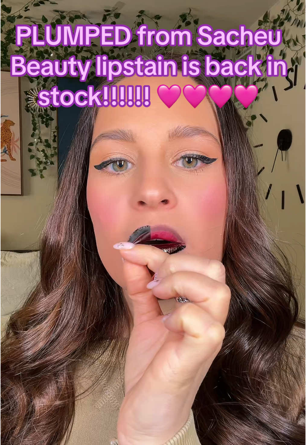 It’s back!!!!!! Pair it with clover it’s soooo pretty 😍😍😍😍 @SACHEU Beauty US #sacheubeauty #liplinerstain #lipstayn #lipstain #lipcombo #peelofflipstain #peelofflipliner #creatorsearchinsights #tiktokshopcreatorfinds 