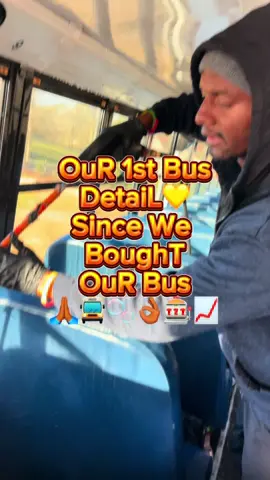 Our 1st Bus DetaiL since we BoughT OuR Bus 🙏🏾🚍💪🏾💛🎰🫧📈