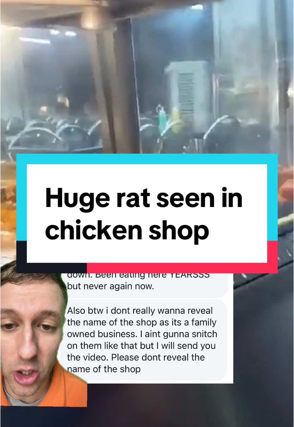 imagine witnessing this whilst eating in there 🤮 #chicken #peckham 