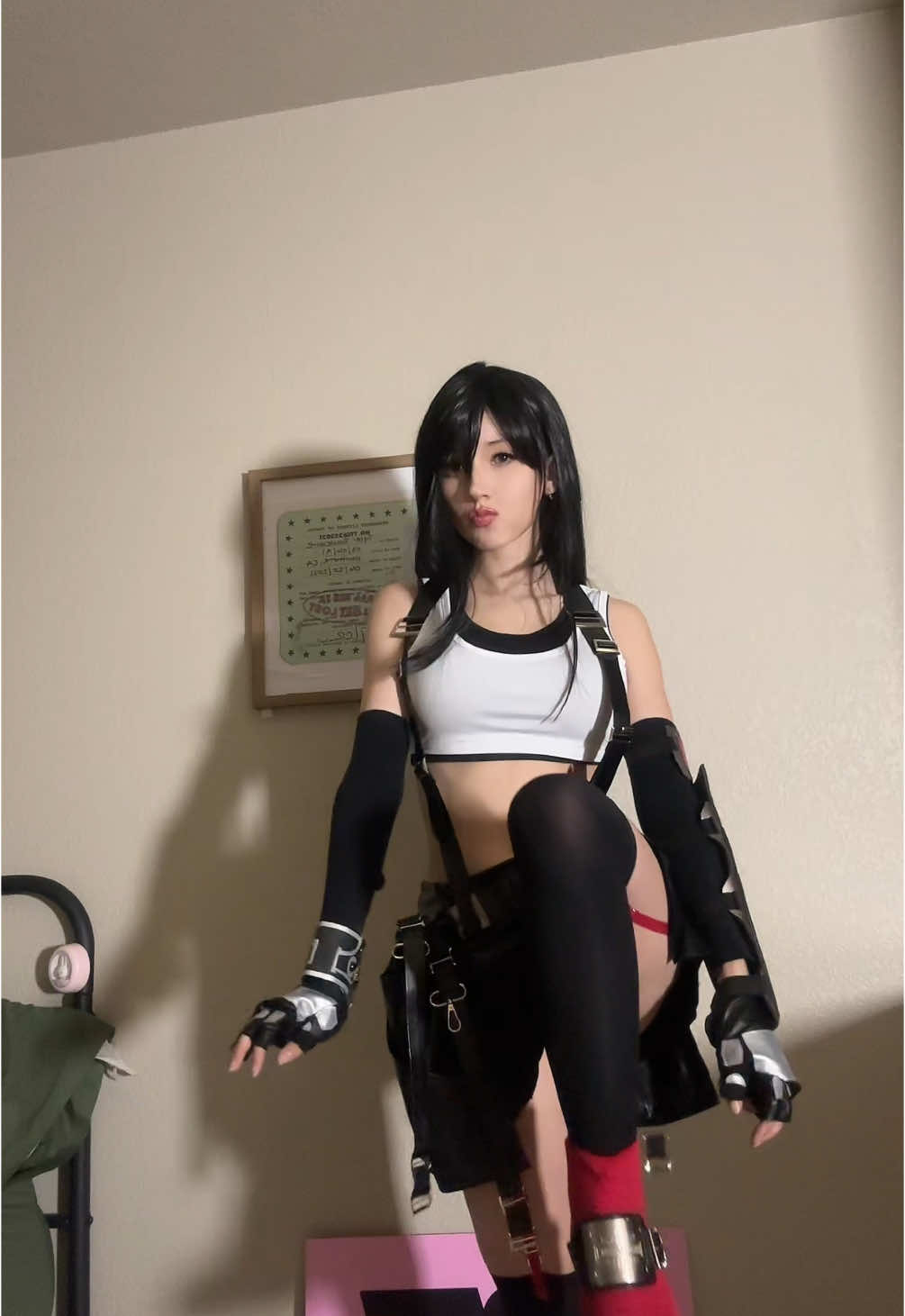 Actually don’t look at the shoes too close  #finalfantasy #ff7remake #tifalockhart #tifa #tifalockhartcosplay #tifacosplay #ff7rebirth 