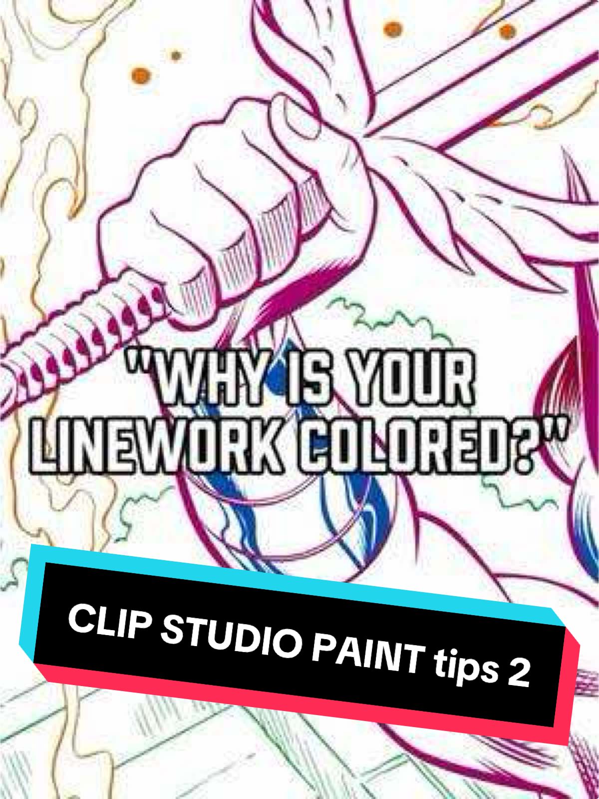 I’ve been wanting to talk about my inking process in CLIP STUDIO PAINT for a while. Combine my last video with this one and that’s pretty much it. Let’s learn about LAYER COLORS.  #ClipStudioPaint @Clip Studio Paint #DigitalArt #DigitalArtist #ArtistOfTikTok #ArtProcess