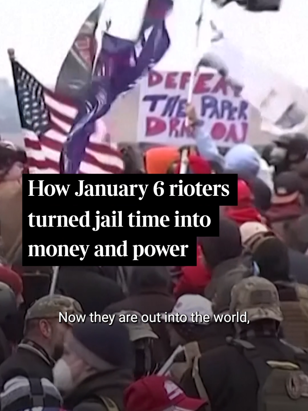 How January 6 rioters turned jail time into money and power #jan6 #jan6th #capitol #riot #rioters #trump #pardon #jail #money #washington #order #inauguration 