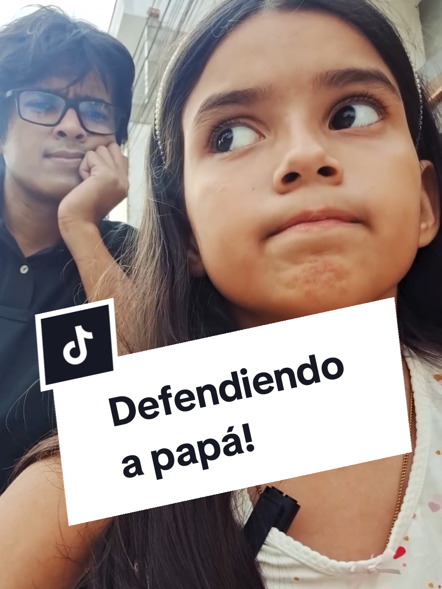 Tu hija tirando factos... 😆 😆 😆  Cuando tu hija te defiende... #dariyrichi #tiktok #papaehija #factos #verdades #hater #humor 