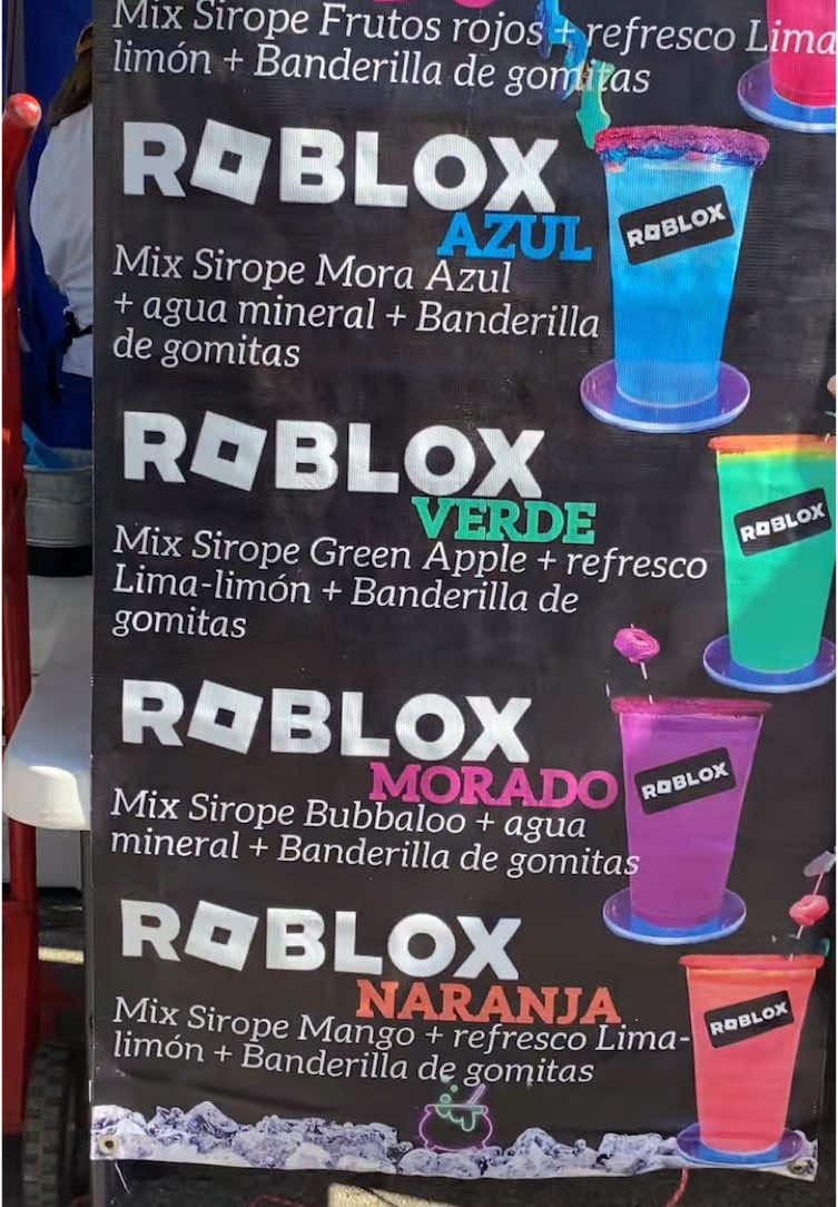 Bebidas robloxianas😝😻 #puertovallarta #robloxfyp #fyp 