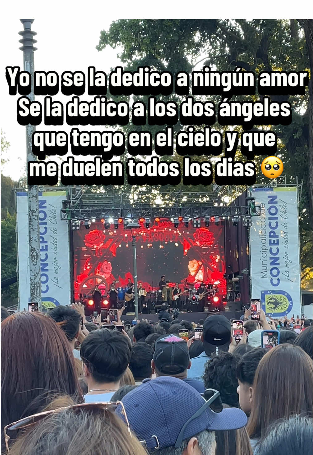 Amo esta canción 🥺♥️ #concierto #losvasquez #concepcion #quemasquisierayo #fyp 