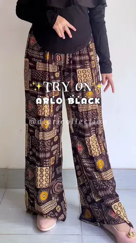 Arlo black lagi diskon nih😍 #fyp #celanahommy #celanakulotrayon #kulotmurahkualitasbagus #kallyoutfit #celanakulot 