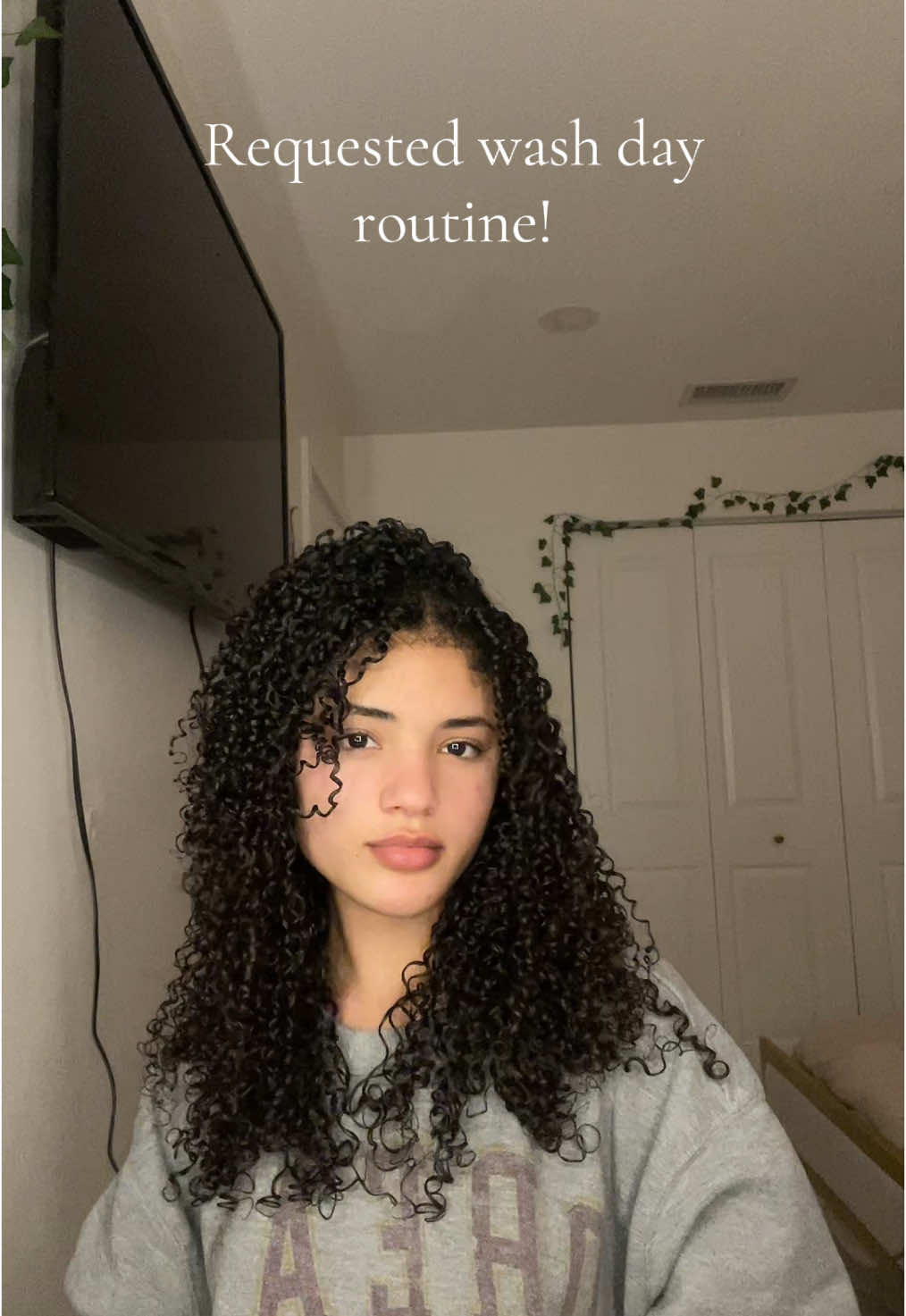 My current wash day routine!! Go see my video on how I diffuse my hair🤍// #fyp #foryoupage #curly #curls #curlyhair #xyzbca #type3hair #hairroutine #ecogel #notyourmothers #kinkycurlyhair #requested #relatable #hair
