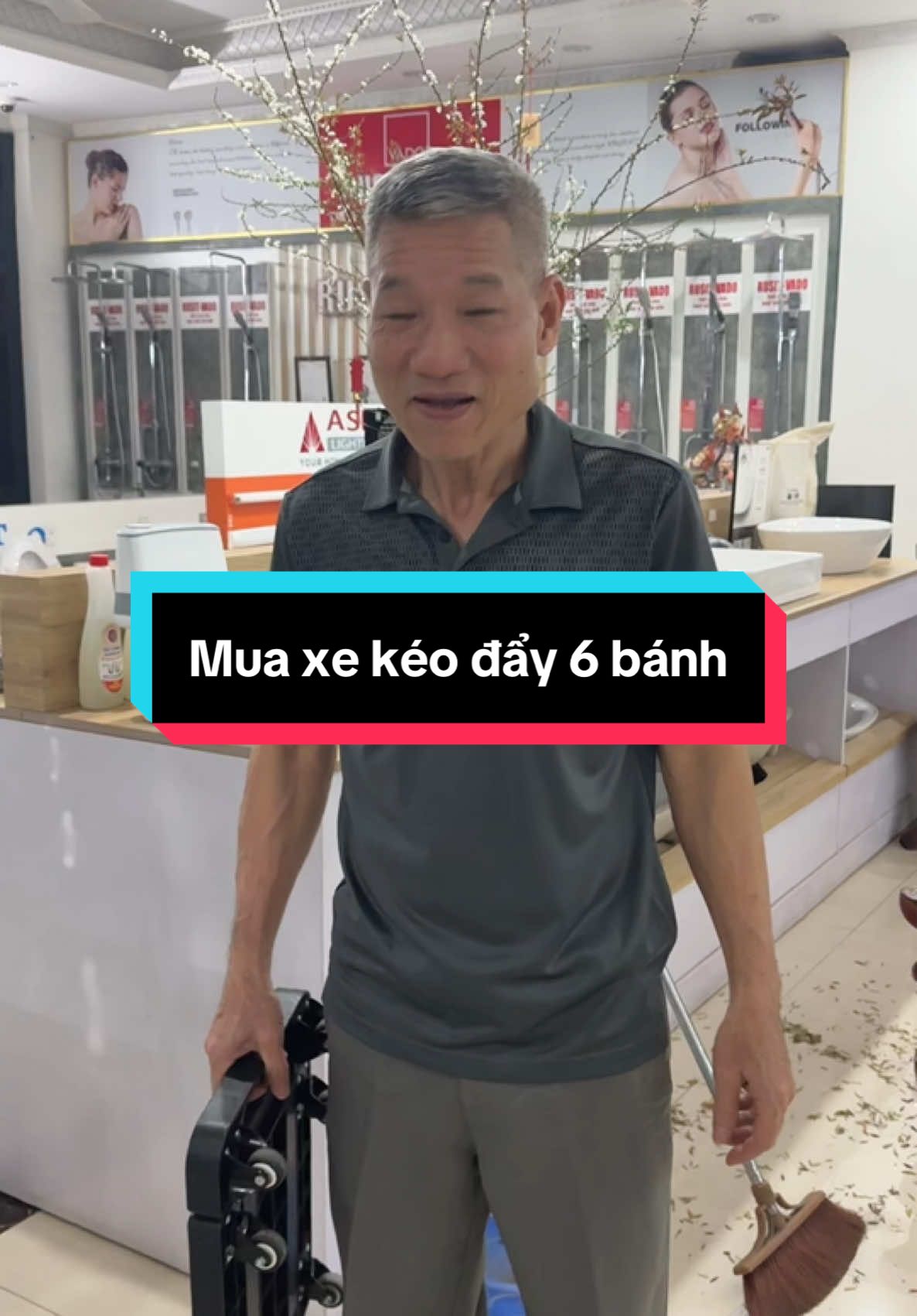 Xe Kéo Hàng - Xe Đẩy Hàng TOÓH tải trọng 150 kg #soay360 6banh #thinhhanh 