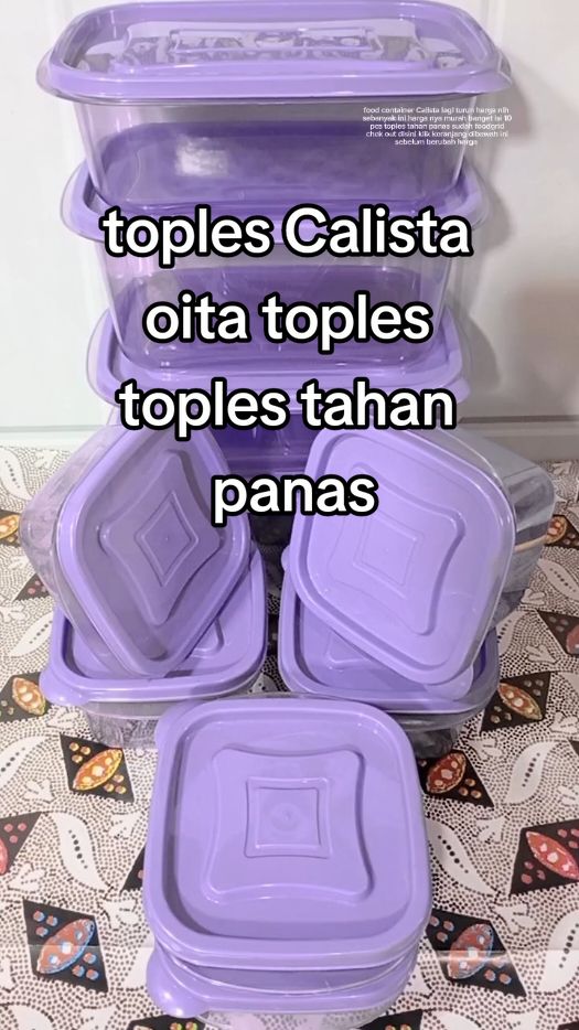 toples Calista Oita isi 10 pcs food container Calista toples  serbaguna toples Calista plastik wadah makanan wadah sayur tempat penyimpanan  #toples #toplesset #toplessnacks #toplesplastik #toplesplastikmurah #perabotandapur #foodcontainer #wadahmakanan #wadahsayur #topleskedapudara #toplescalista #toplescalistamurah 