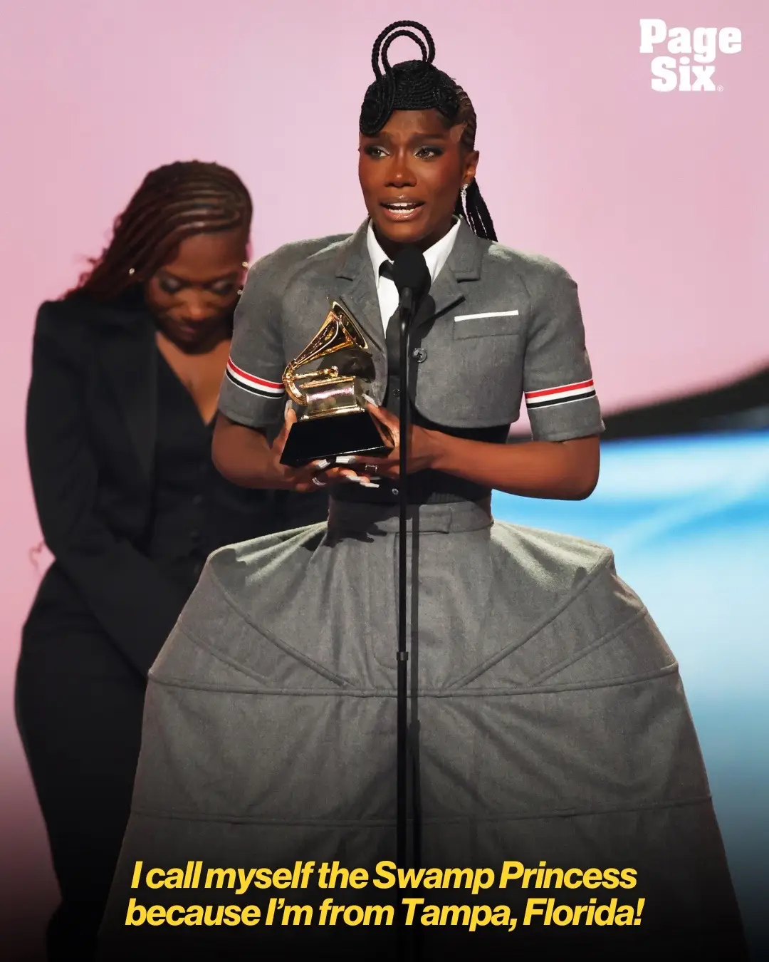 Doechii just took home the award for Best Rap Album at the 2025 GRAMMYS 🏆💿 📸: Getty 