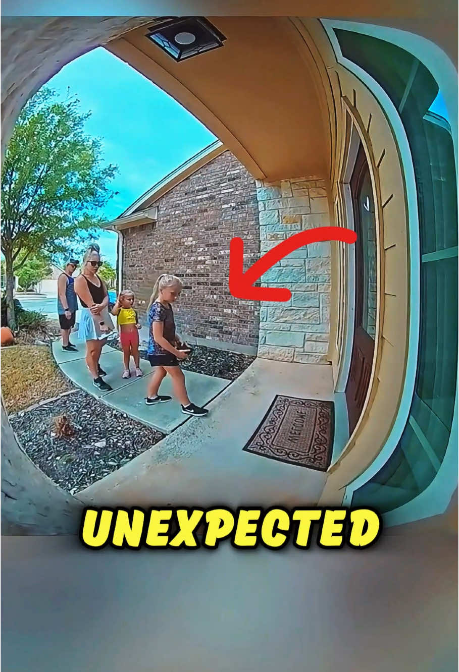 Something unexpected happened when a family was walking around their neighborhood #story #us #tik_tok #fy #scarystories 