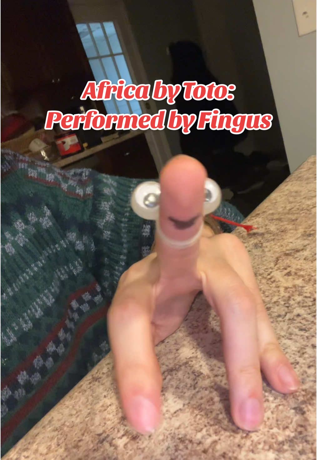 Africa by Toto, performed by fingus #puppets #toto #puppet 