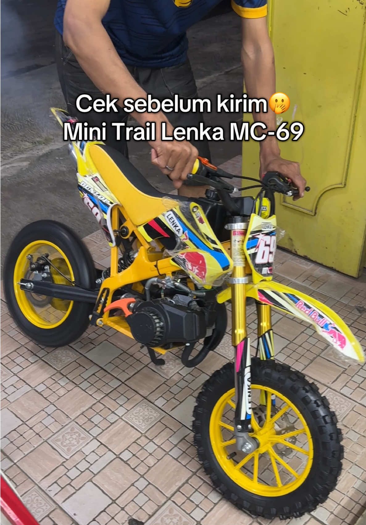 Cek sebelum kirim mini trail lenka MC-69 #motortrail #motocross #minitrail #trail 