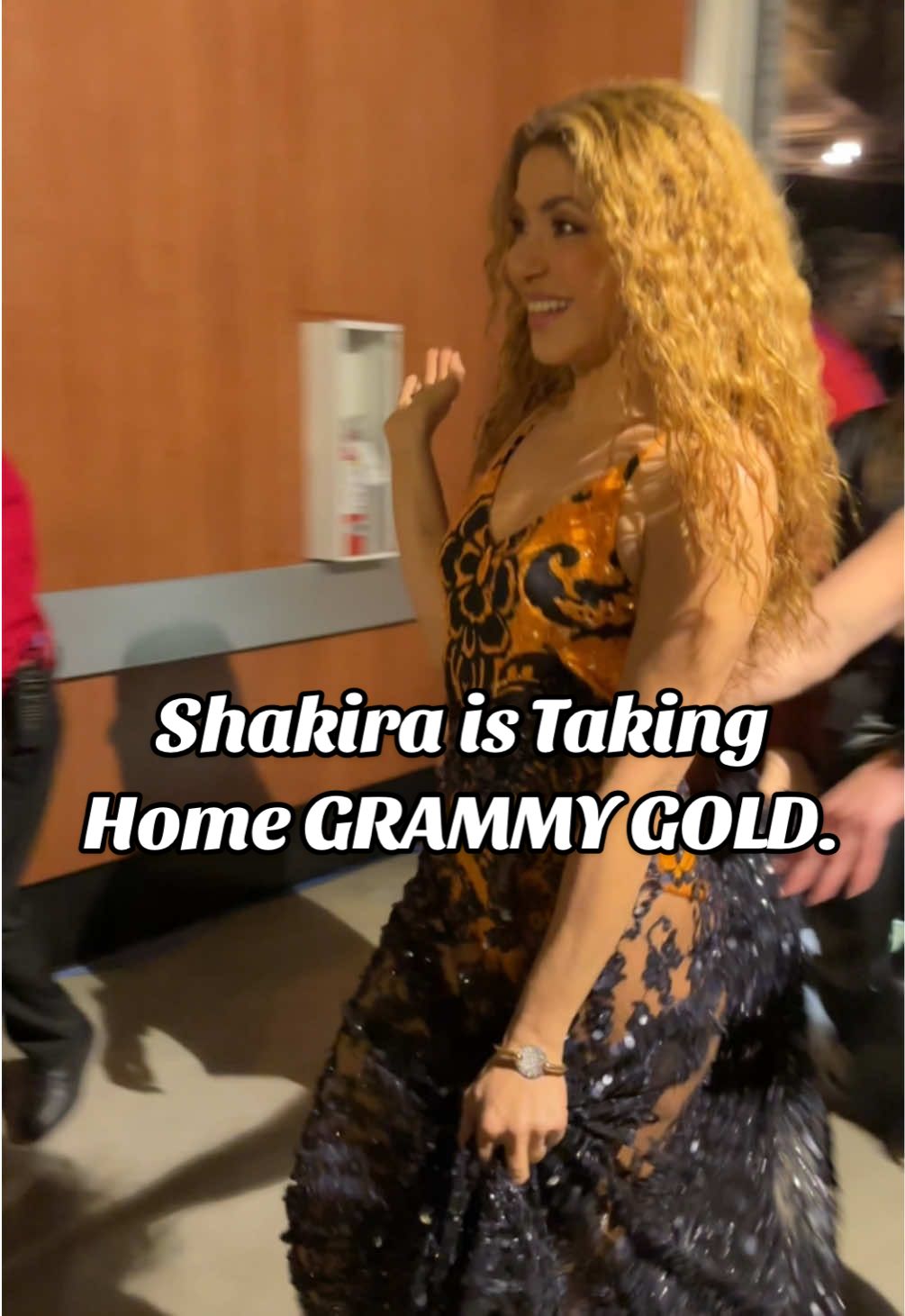 Congrats to GRAMMY-winning #Shakira! This birthday girl is taking home GRAMMY Gold for Best Latin Pop Album 💫 #GRAMMYs 