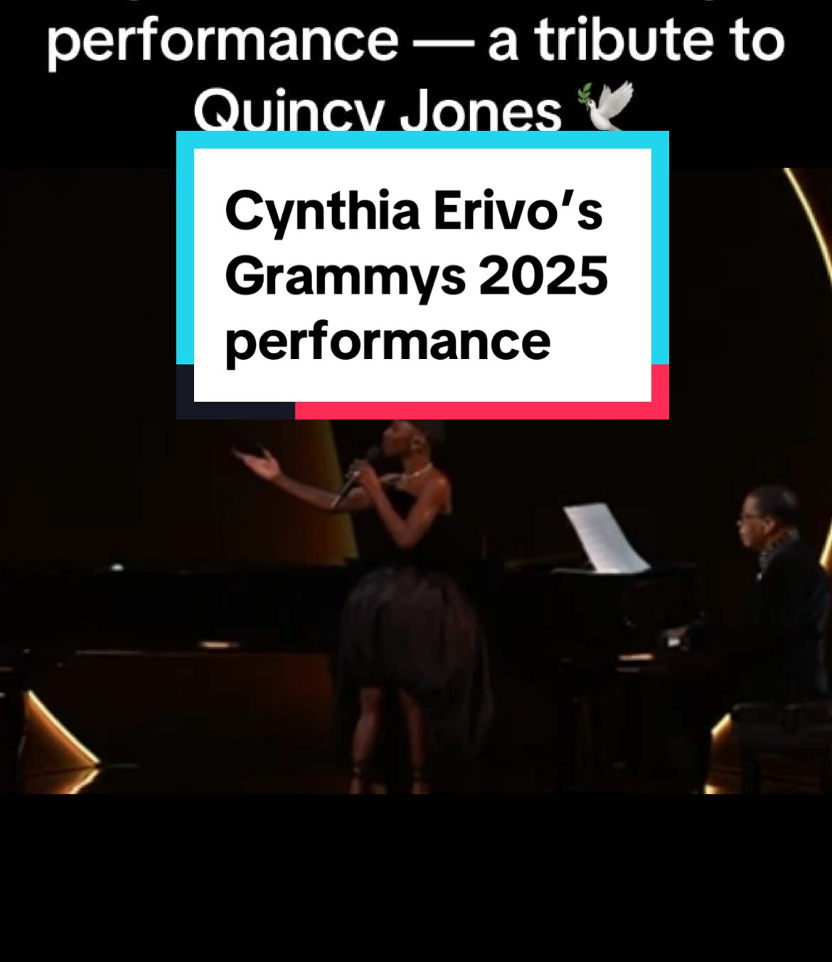 🫶🏾We’re holding space for @Cynthia Erivo’s performance at the Grammys tonight 😍 A tribute to the legendary Quincy Jones 🕊️ 🎥: @Recording Academy  #OKAviral #tiktoknigeria #cynthiaerivo #grammys2025 #grammyawards #okayafrica