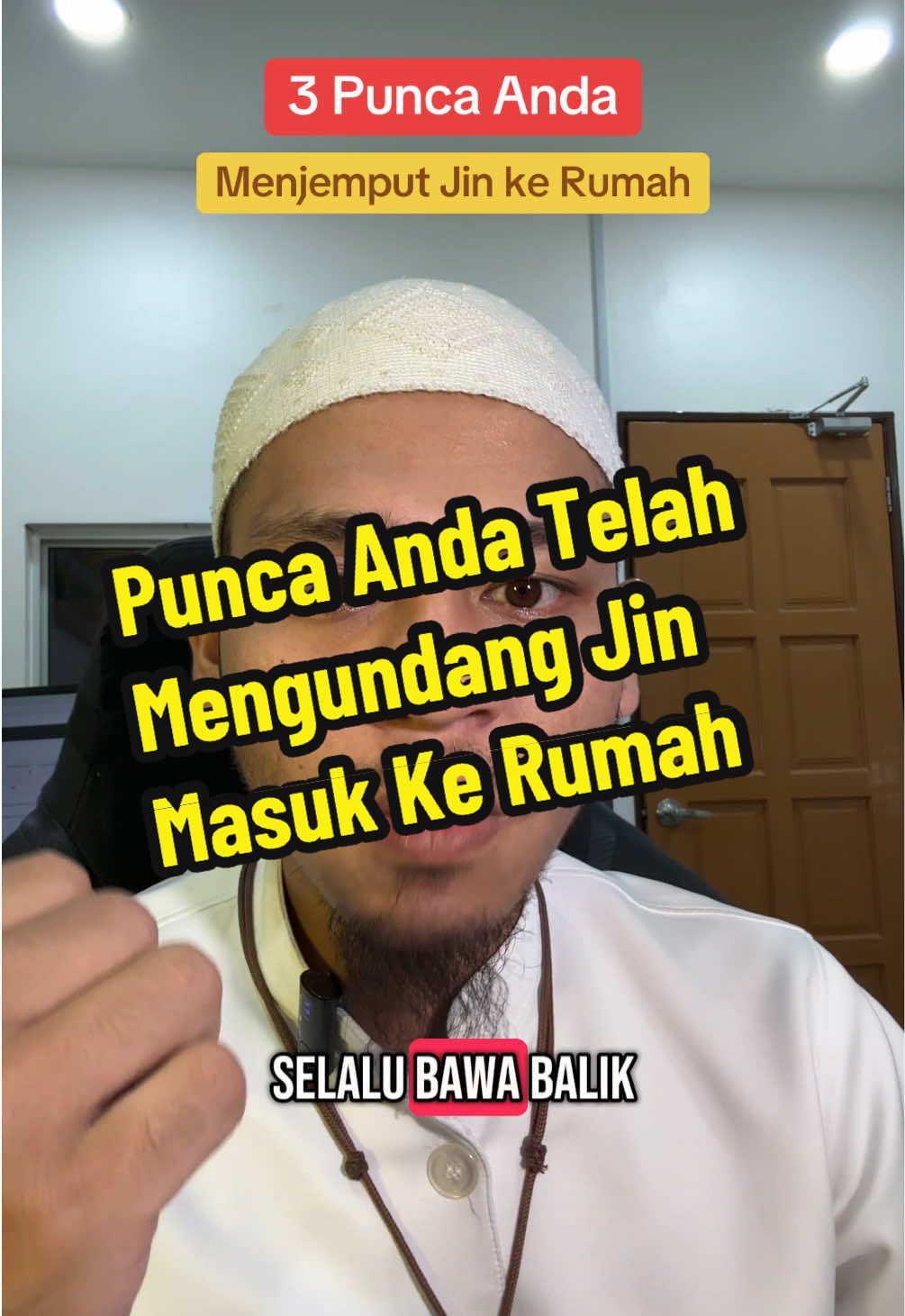 3 punca anda telah mengundang bangsa jin masuk ke rumah #fyp #pusatrawatanalidrus 