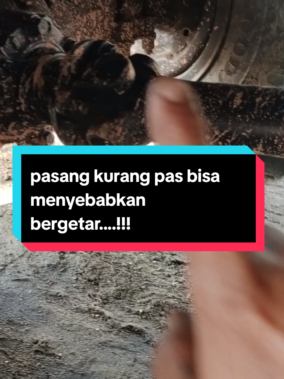 contoh pemasangan propeler colt diesel kurang pas #mobile #coltdiesel #propeller #kurang #pas 