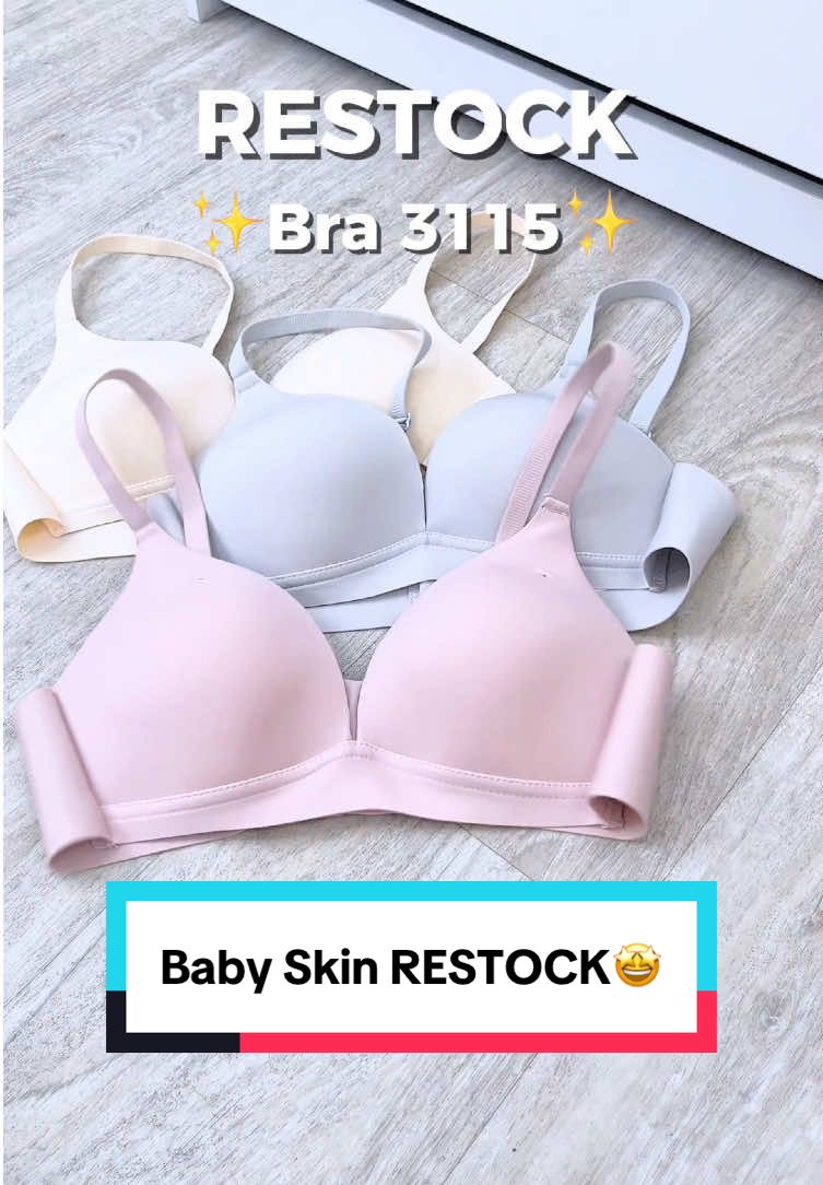 Another restock time for baby skin bra🥰 The small size bra with the softest material💖🌸 #TallyUnderwear #TallyBikinNyaman #TallyOfficialShop #TallyOnlineStore #ProdukTally #BraTally #BraBabySkin #Bra #BraNyaman #viral #trend #trendingvideo #viraltiktok #fyp #fypage #fypシ゚ #xyzbcafypシ #beranda #berandatiktok 