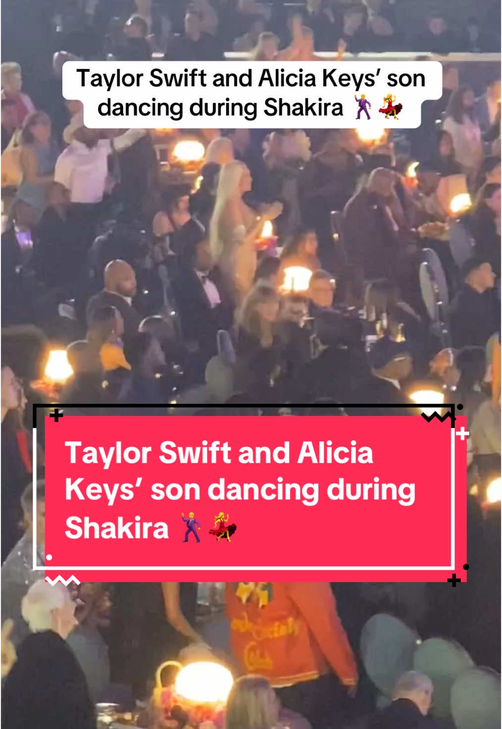 Taylor Swift and Alicia Keys’ son dancing during Shakira 🕺💃#GRAMMYs #Grammys2025 Via: X/Swifferupdates