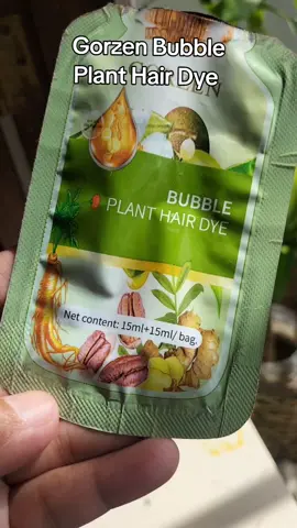 Experience the Gorzen difference! Our Bubble Plant Hair Dye is a revolutionary plant-based formula that delivers vibrant, long-lasting color without harsh chemicals.  Each convenient 30ml (15ml + 15ml) packet is perfect for a single application.  Discover your perfect shade and unleash your inner beauty! #plantbasedhairdye  #hairdye  #gorzenbubbleplanthairdye 