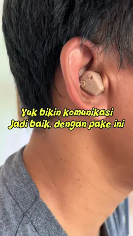 Supaya komunikasi tetap baik sama orang tersayang yang kekurangan pendengaran, mending pakein alat bantu dengar ini yang bikin pendengaran jadi lebih baik.  #alatbantudengar #abd #hearingaids 