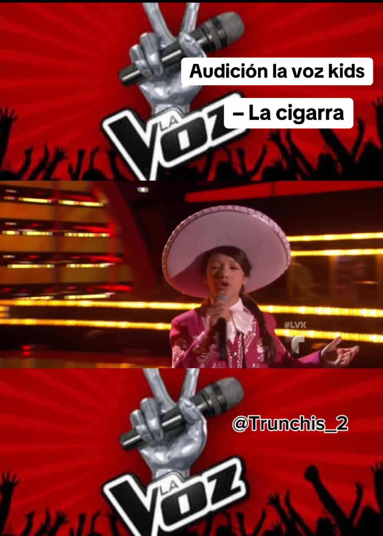 AUDICIÓN LA VOZ KIDS ~ LA CIGARRA #lavoz #audiciones #musica #lavozkids #regionalmexicano #parati #fy #fypage #lacigarra 