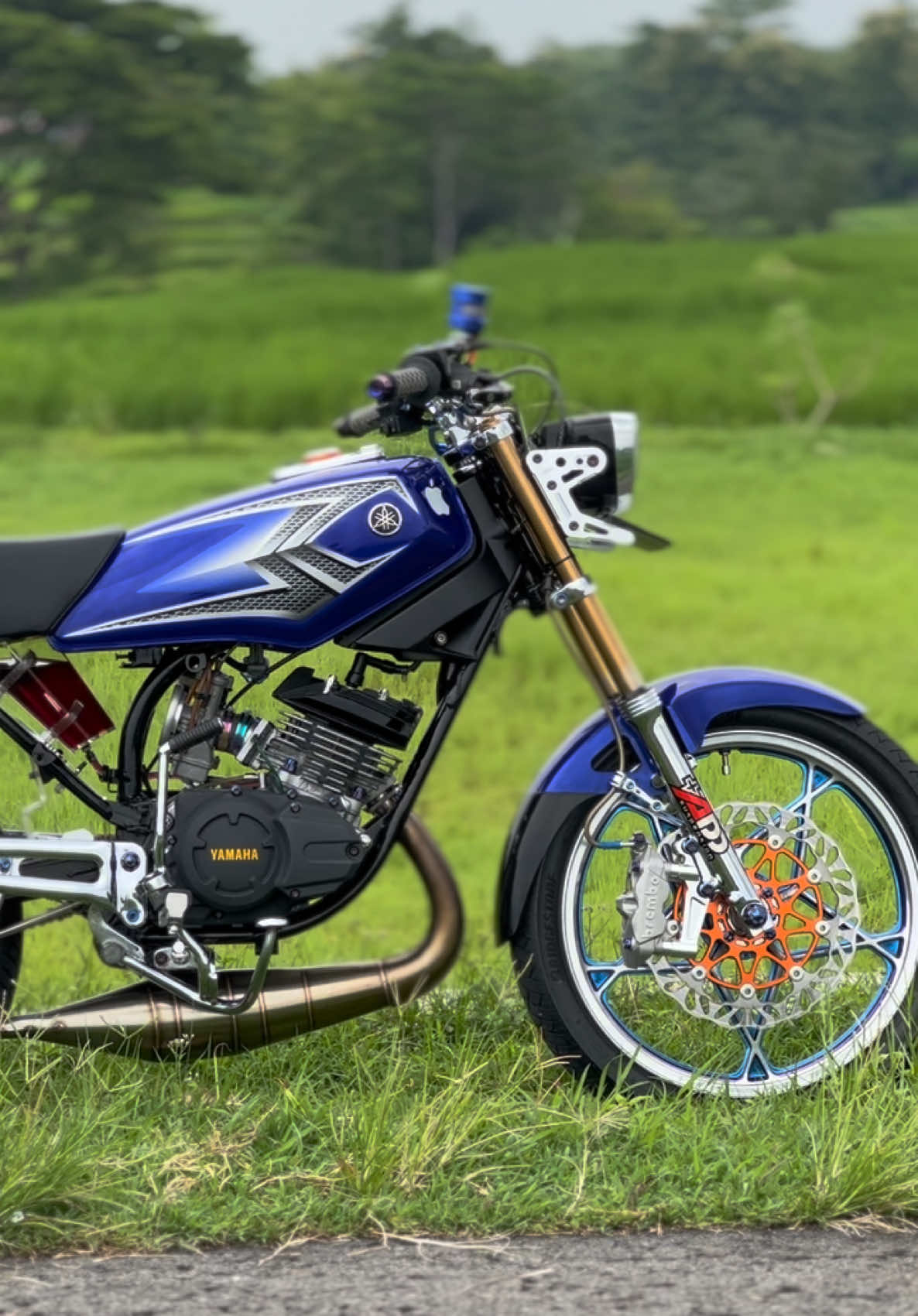 Rodok kawanen sitik 🕺#kingbluestyle💙 #rxking135cc #rxking #rxkingnusantara #2stroke 