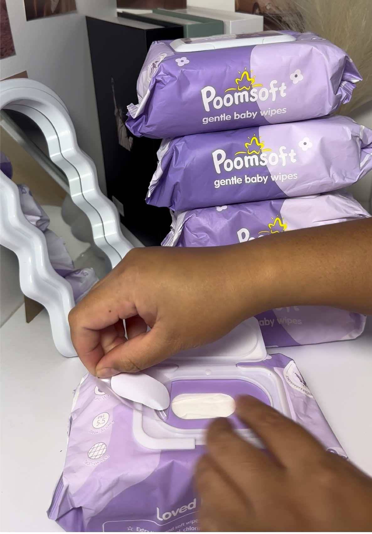 No alcohol, just pure water 😊 a household essential! perfect for your babies and furbabies! #fyp #fypage #householditems #baby #dog #cat #poomsoftgentlebabywipes #poomsoftbabywipes #wetwipes #babywipes #trending 