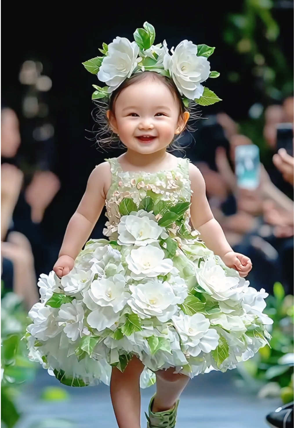 Adorable Baby Runway Stars❤️👫 #baby #cutebaby #babyvideos #babydance #babyshorts #AI #Runway #fyp #viral #kawaii #BabyFashionShow #ForYou #bebe