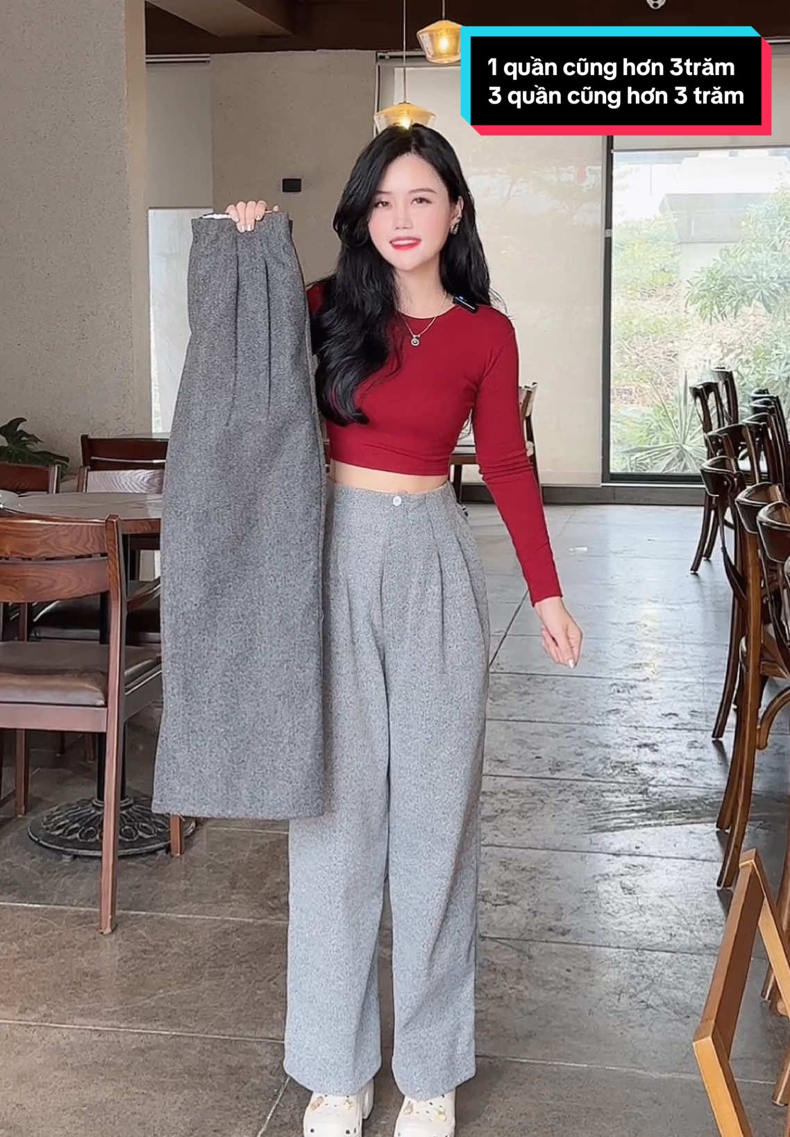 1 quần cũng hơn 3trăm  3 quần cũng hơn 3 trăm #quanda #quandaep #quanongrong #thoitrangnu #xuhuongtiktok #viralvideo 